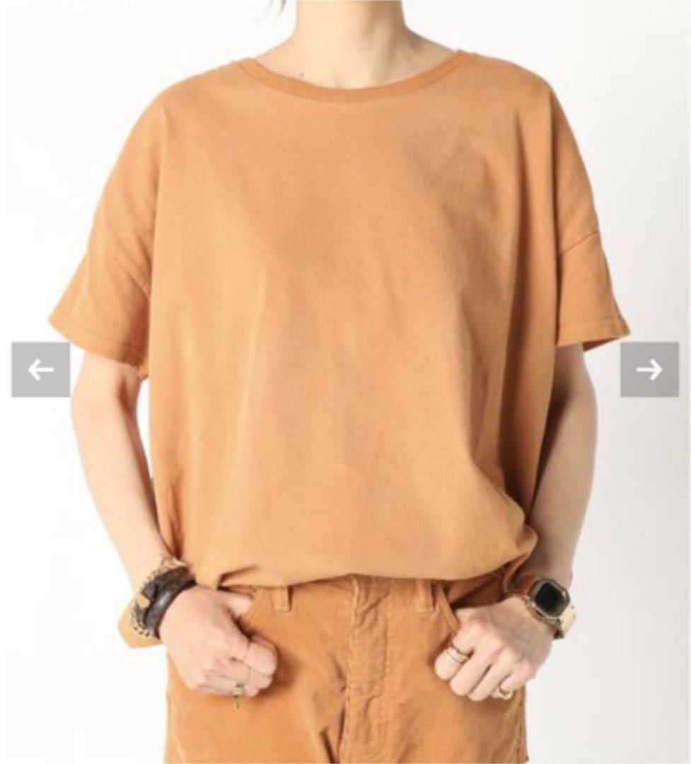 MUSE de Deuxieme Classe SURTアプリコットソメTシャツ