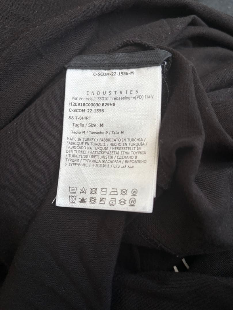 MONCLER ブラック Tシャツ グラフィック