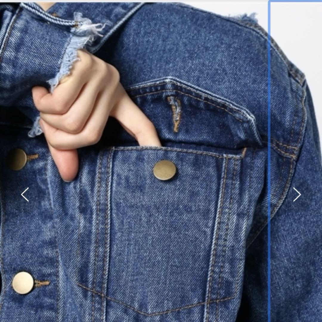 半額以下で買えるクーポン特集 ☆美品♪【PUNYUS】プニュズ クラッシュ加工＊デニムジャケット ジャケット・アウター