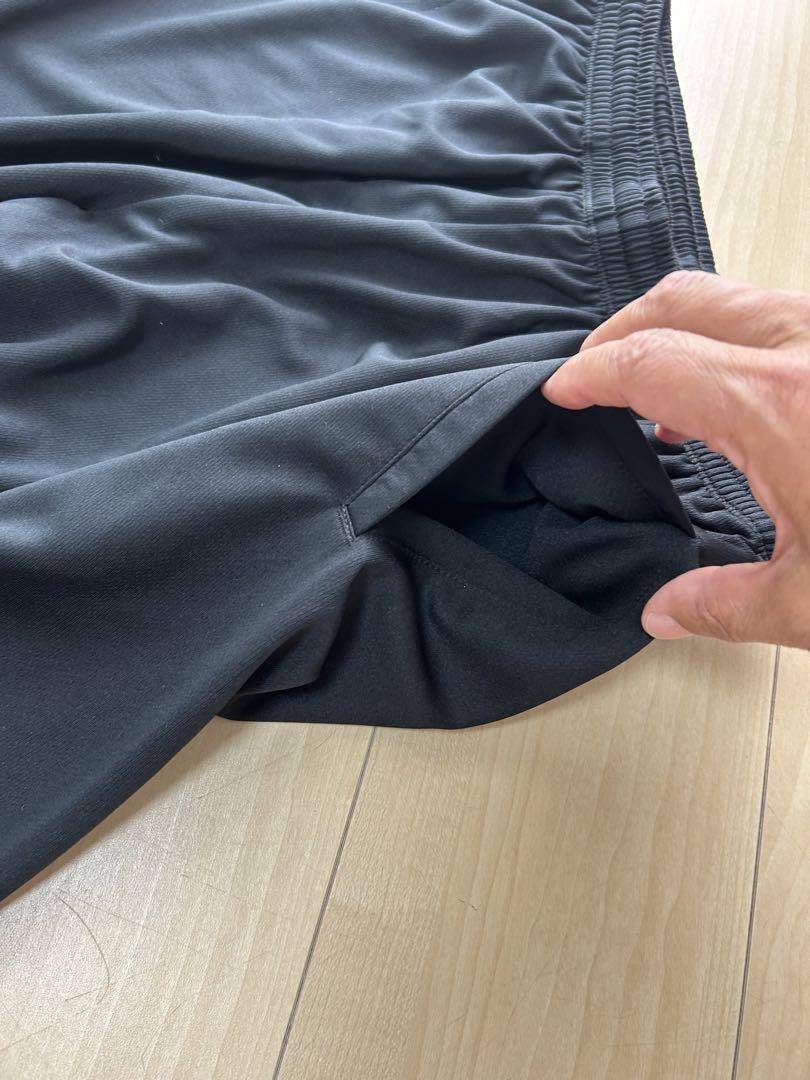soccer junky ドライTシャツとハーフパンツセット 黒