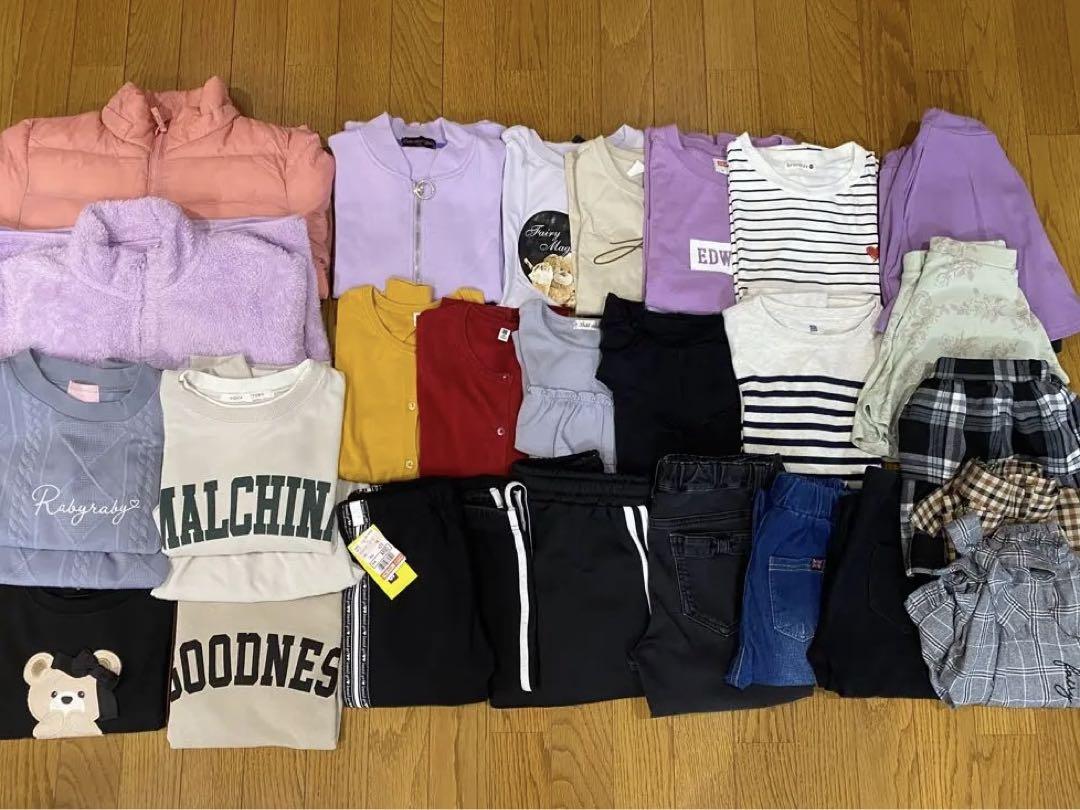 あーず  女の子  140 まとめ売り 秋冬 40点 140 女の子 秋冬 まとめ売り - その他お 手頃 価格