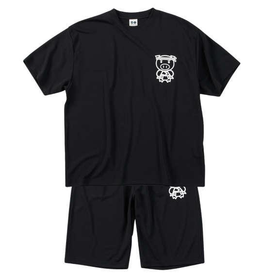 豊天 背中で語る美豚DRYハニカムメッシュ半袖Tシャツ+ハーフパンツ hfx5