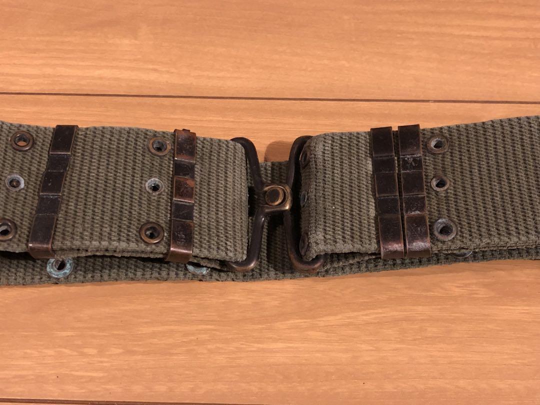 限定セール -SALE 米軍ベトナム戦争M1956縦織Mサイズコットンピストルベルト希少品 個人装備