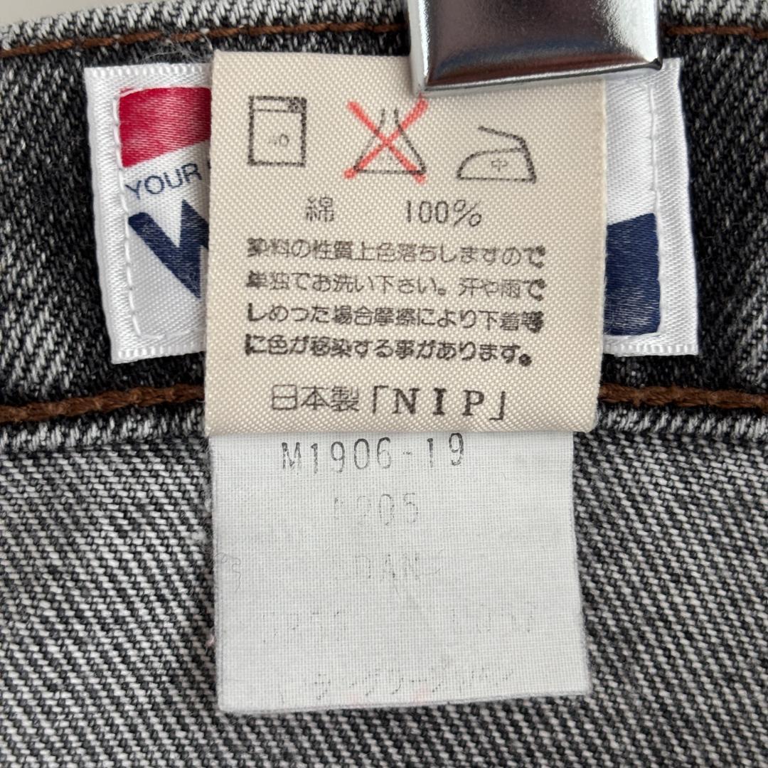 old　Wrangler　ブラックデニムパンツ　ジーンズ　サイズ36　日本製