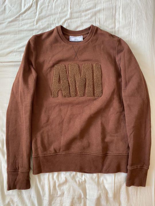 AMI Alexandre Mattiussi ロゴトレーナー AMI Alexandre Mattiussi ロゴトレーナー
