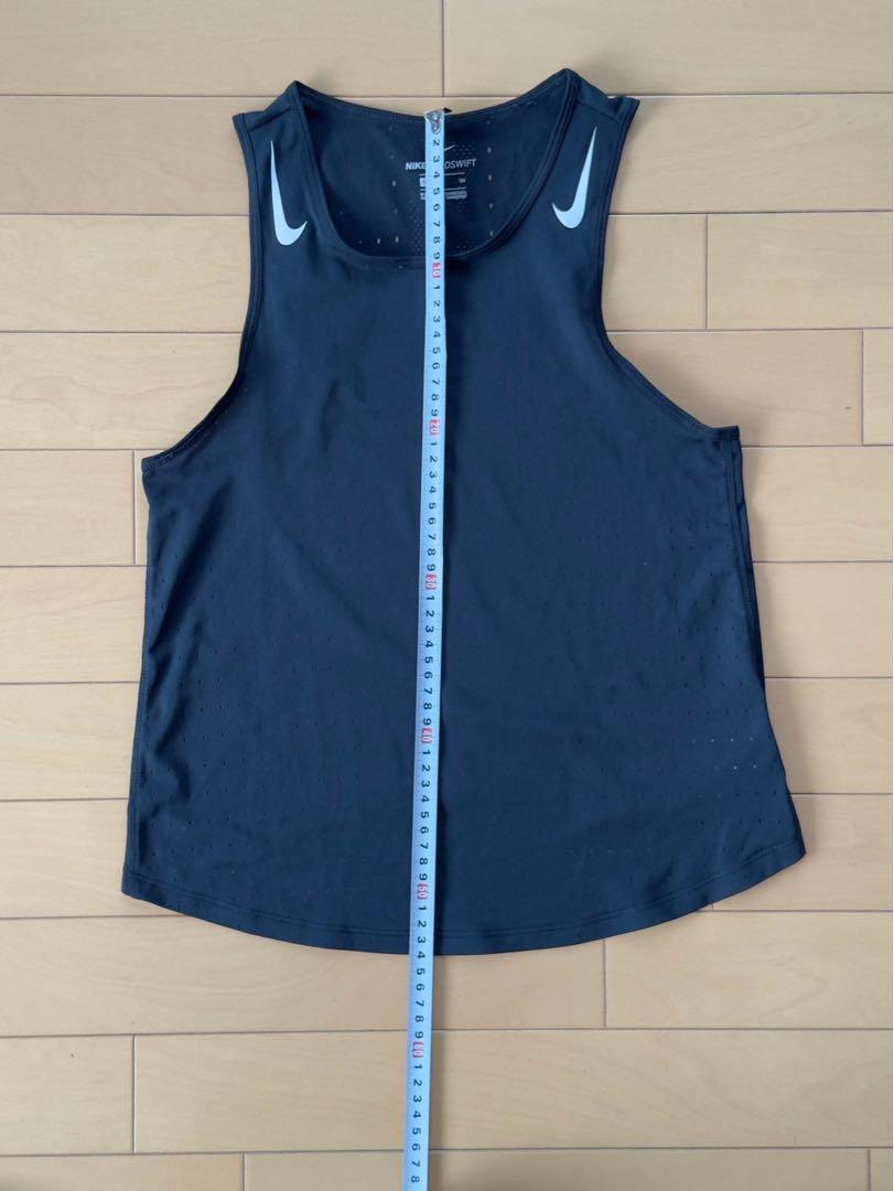 【予約中！】 ナイキ NIKE エアロスイフト S 黒 シングレット ランニング 陸上用シャツ