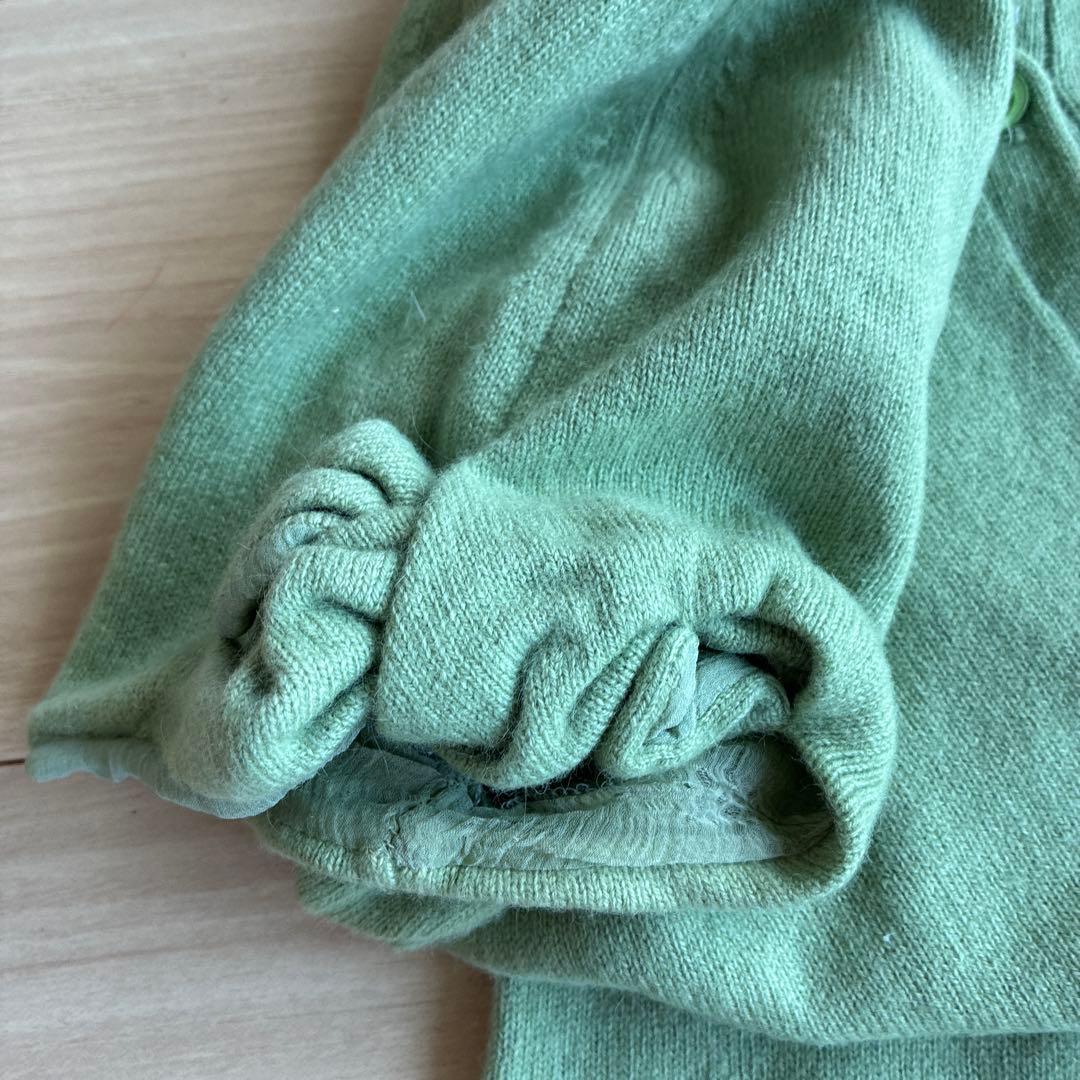 MOSCHINO 半袖カーディガン ライトグリーン MOSCHINO 半袖カーディガン ライトグリーン