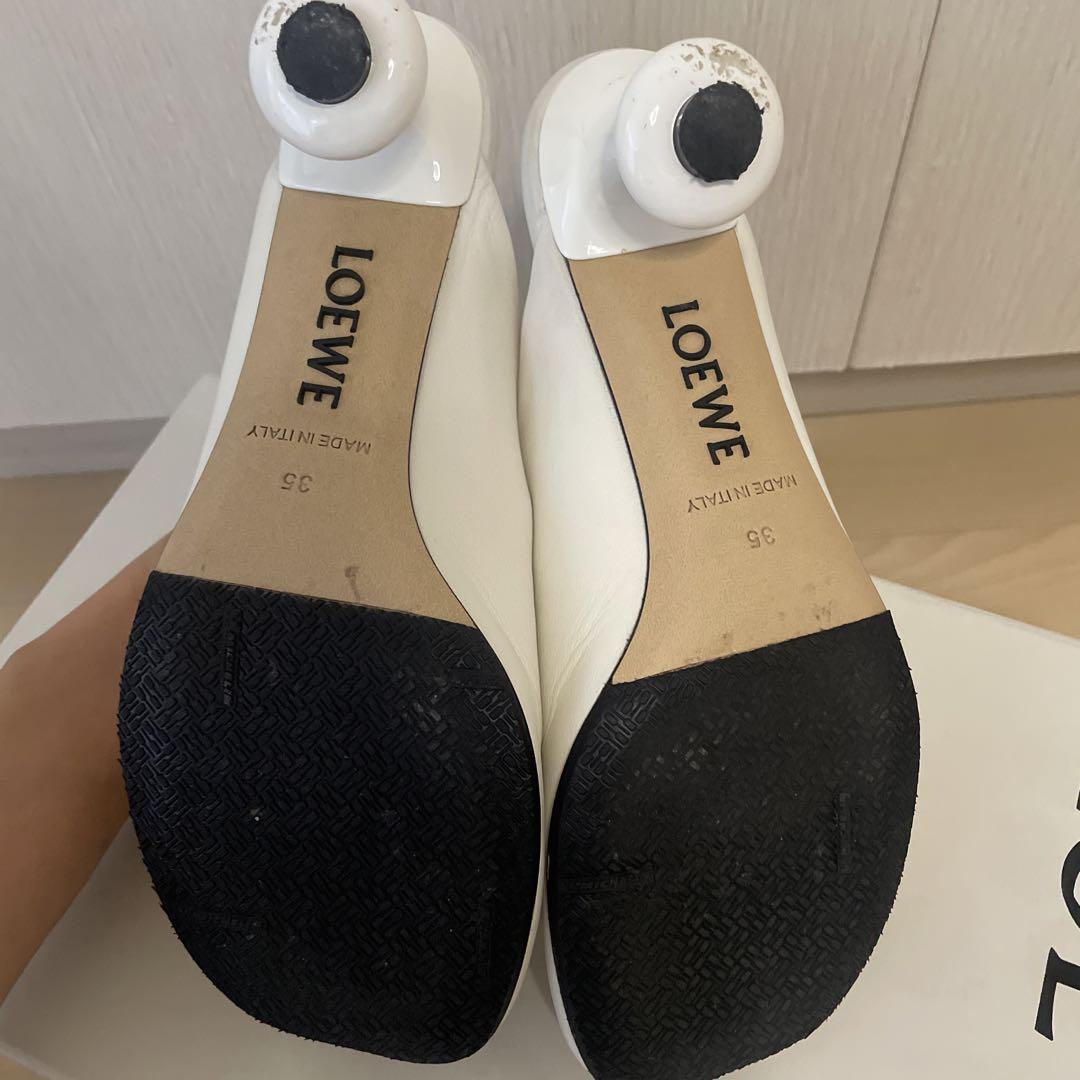 美品 LOEWE ホワイト トイミュール 35 - メルカリ