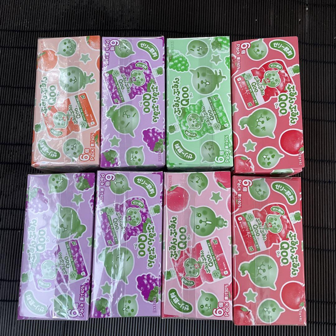 ぷるんぷるんQoo りんご みかん ぶどう マスカット もも