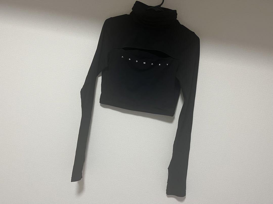 ANDMARY Luna logo tops - トップス超 安い