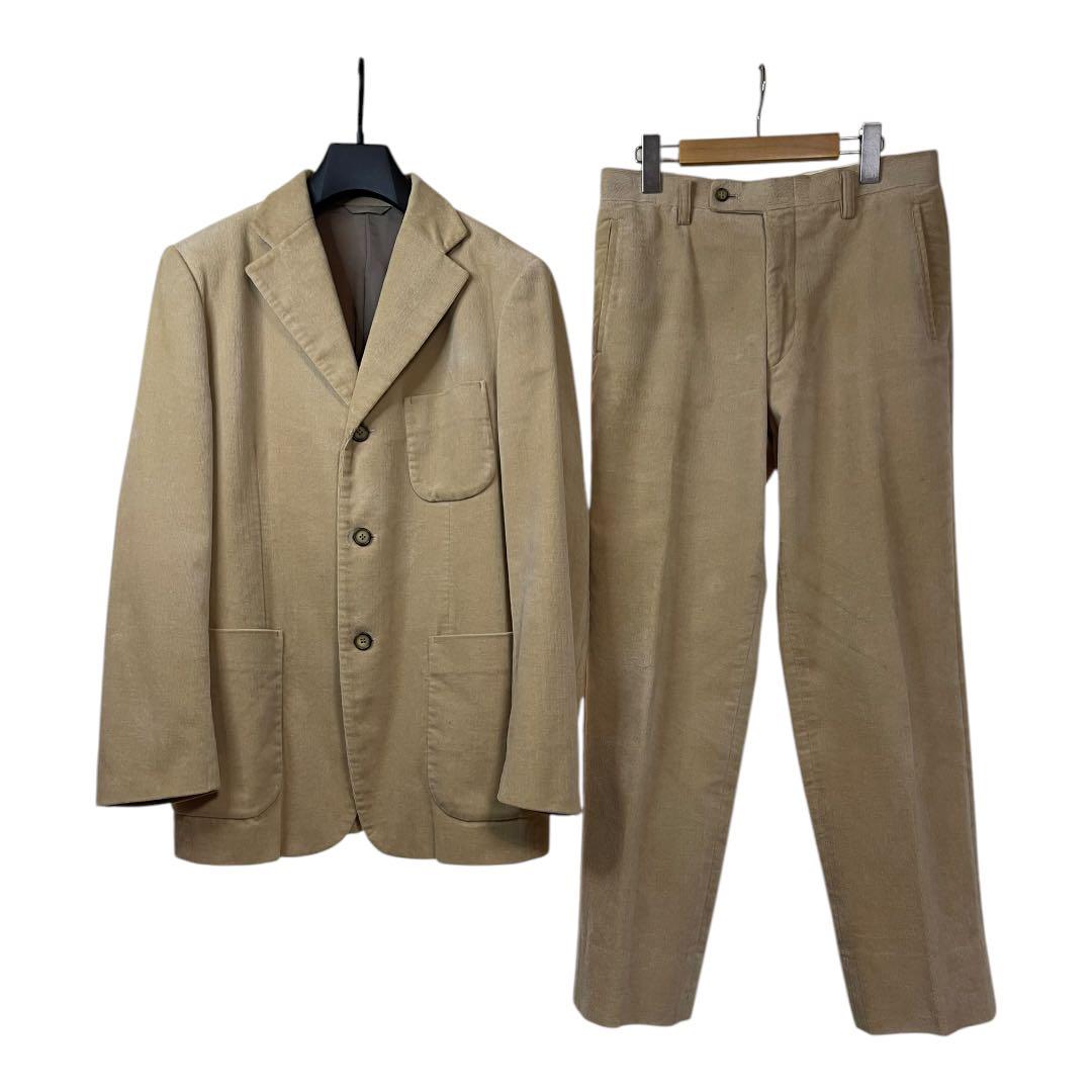 JUN MEN ヴィンテージ コーデュロイ セットアップ ベージュ 90s 日本スーツ