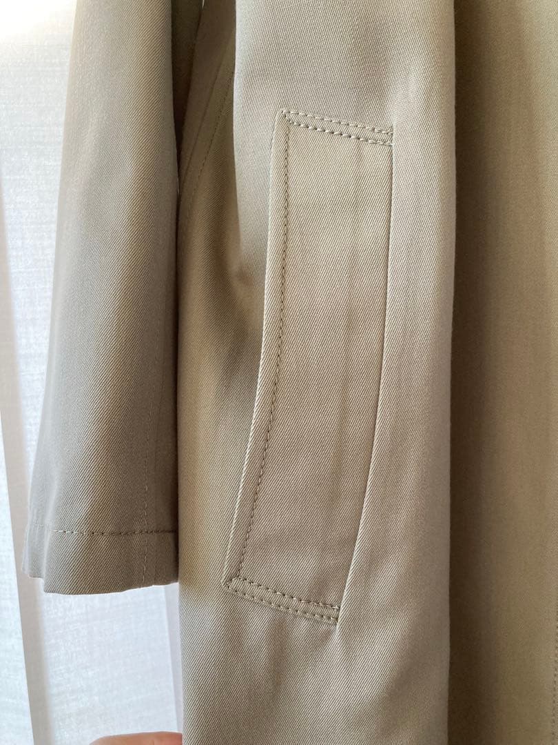 WOOLSILK ギャバトレンチコート ドゥーズィエムクラス トレンチコート WOOLSILK ギャバトレンチコート ドゥーズィエムクラス トレンチコート