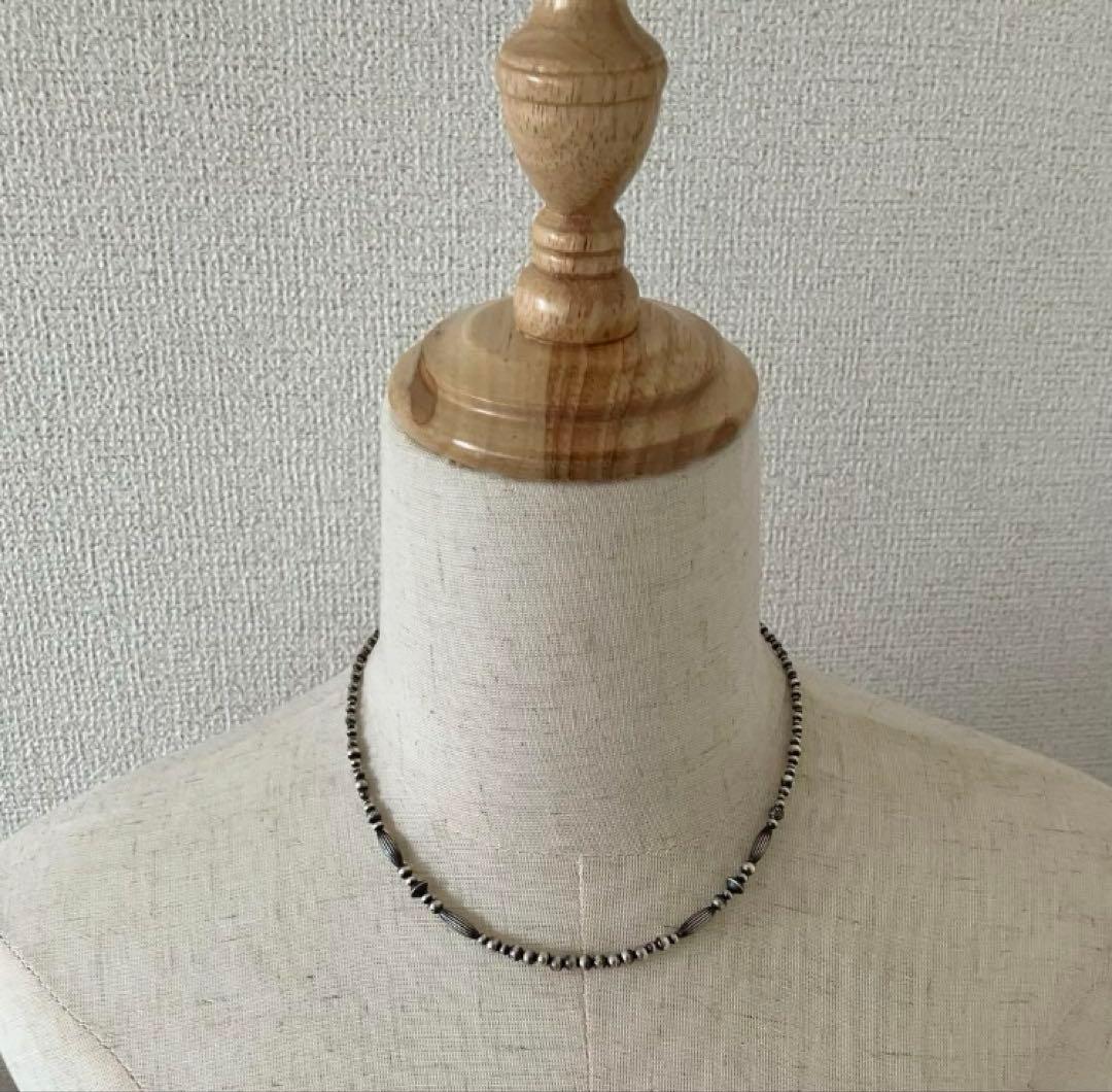 silver925ナバホパールづくしのネックレス43.8cm