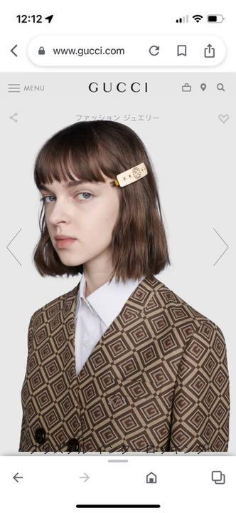 専用】GUCCI クリスタル インターロッキングG ヘアクリップ | www