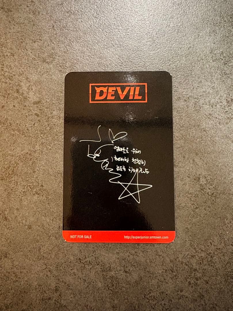Super Junior DEVIL ヒチョル トレカ - メルカリ