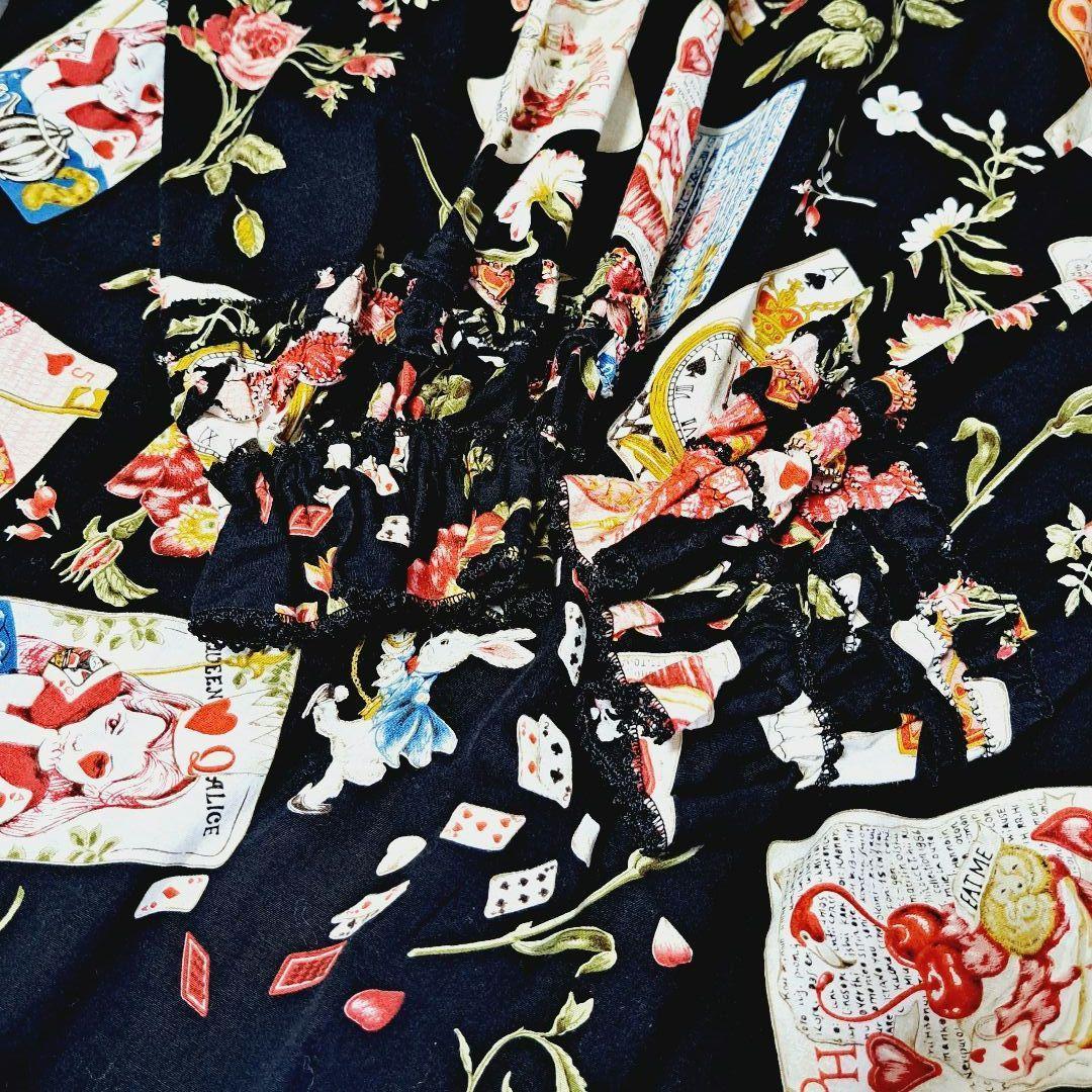 ピンクハウス 美品✨クイーンアリス オーバーサイズ マキシティアードワンピース