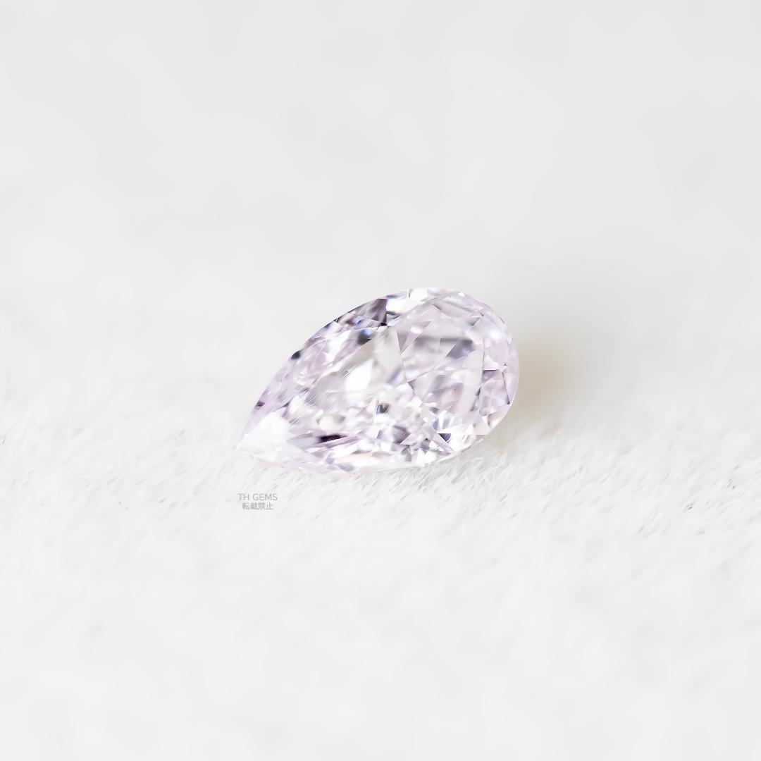 パープルダイヤモンド 0.108ct ルース ソーティング付 パープルダイヤモンド 0.108ct ルース ソーティング付