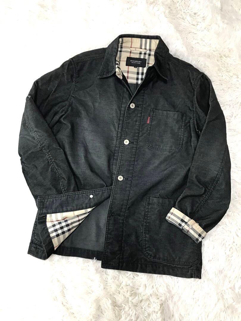【値下げ対応可能‼️】 BURBERRYブラックレーベル コーデュロイ ジャケットブルゾン