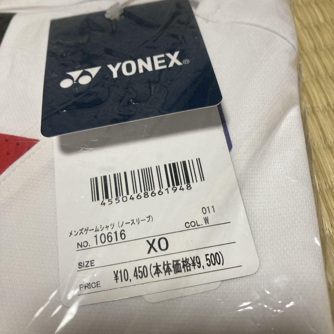 YONEX ホワイトシャツ XO