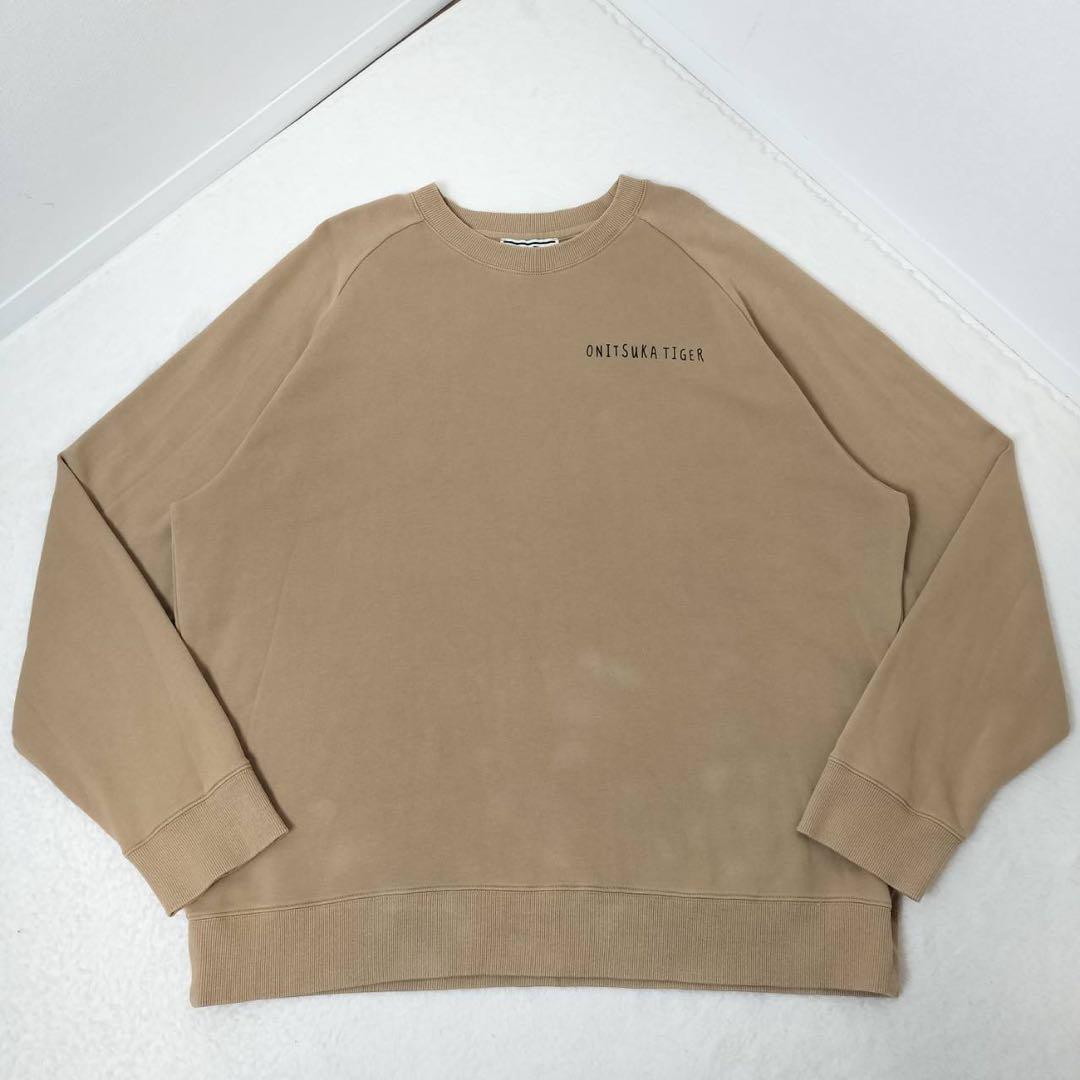 ✨希少✨　Onitsuka Tiger プルオーバー　トレーナー　ブラウン　XL