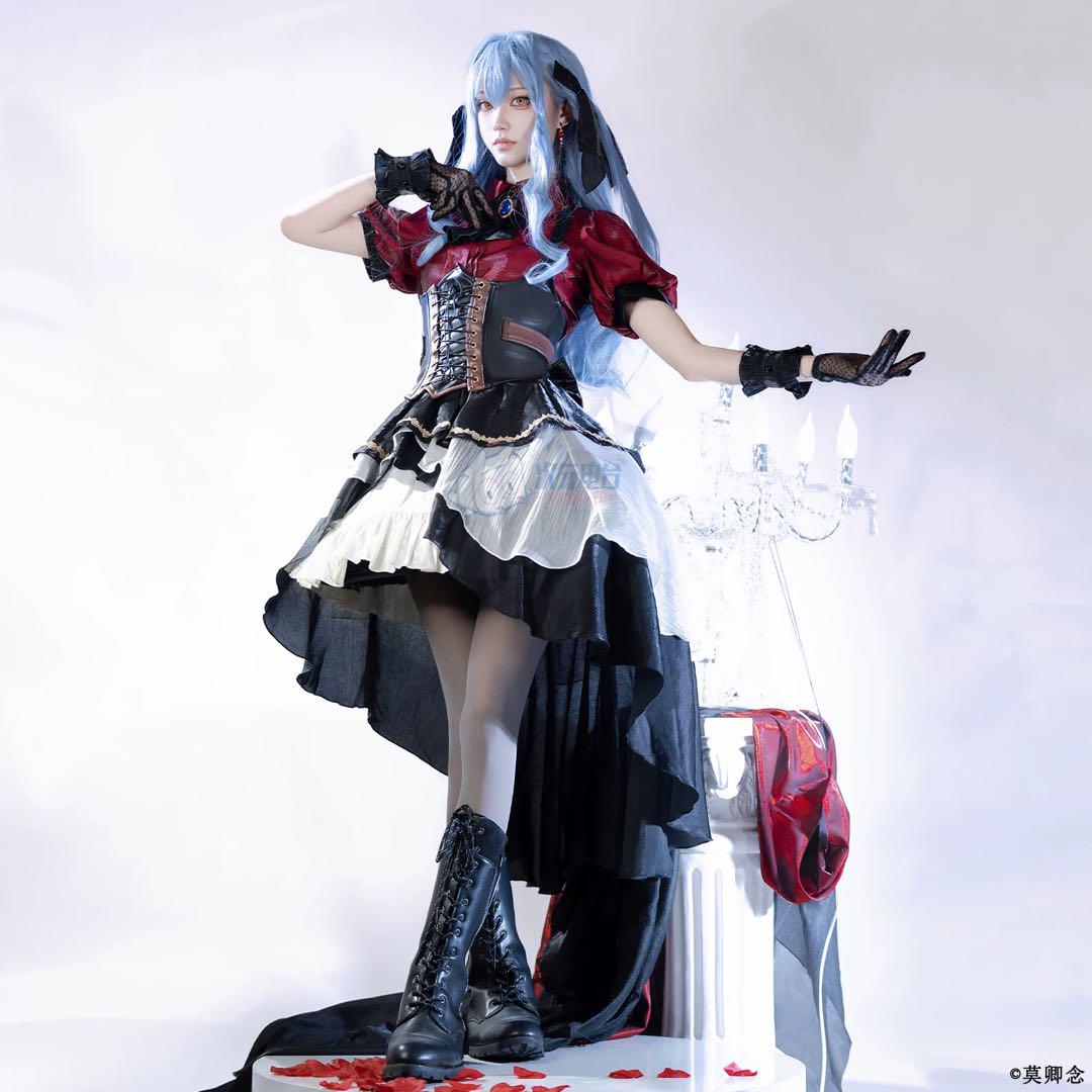 BanG Dream! Ave Mujica 豊川祥子 コスプレ衣装 ウィッグ