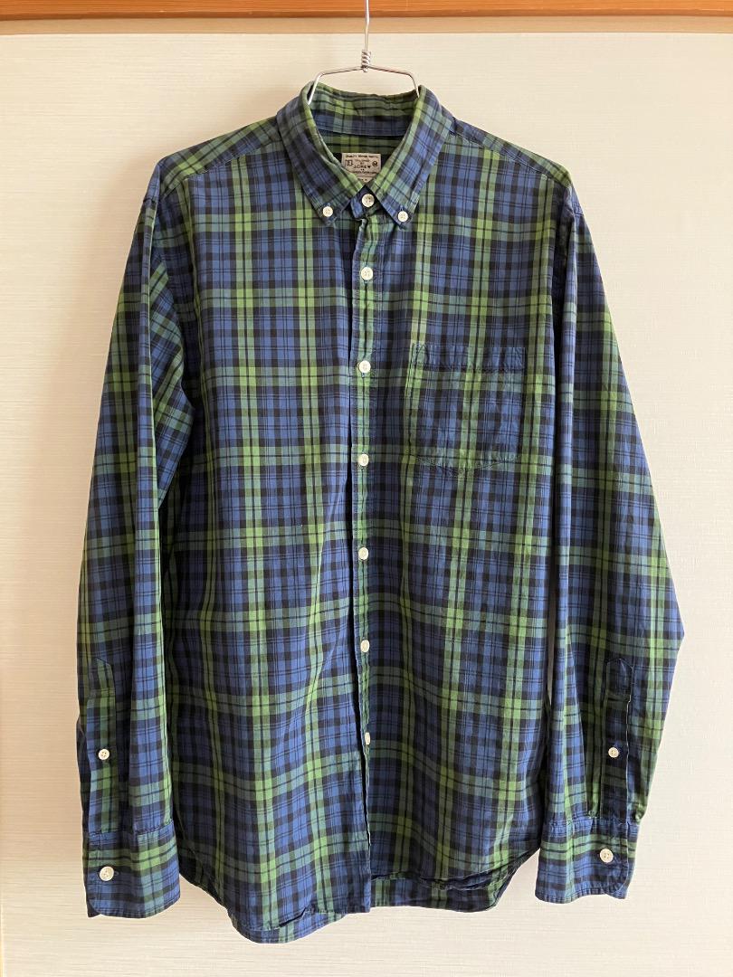 J.Crew ジェイクルー　チェック柄　BDシャツ　M