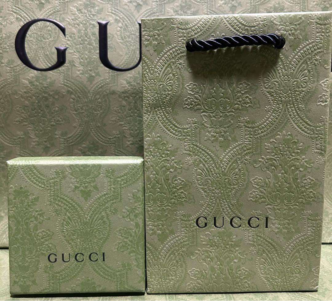 新品 未使用 GUCCI グッチ ライオンヘッド＆ハート リング 指輪 S