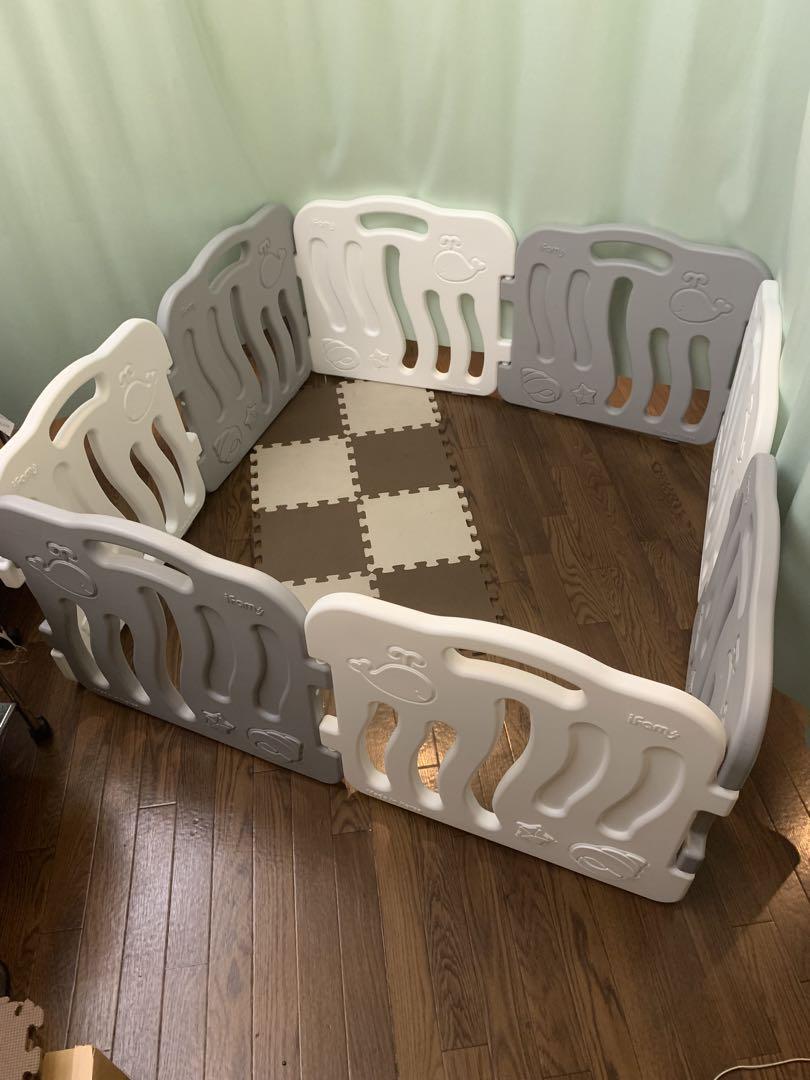 ☆美品☆ ifam アイファム　シェルベビーサークル