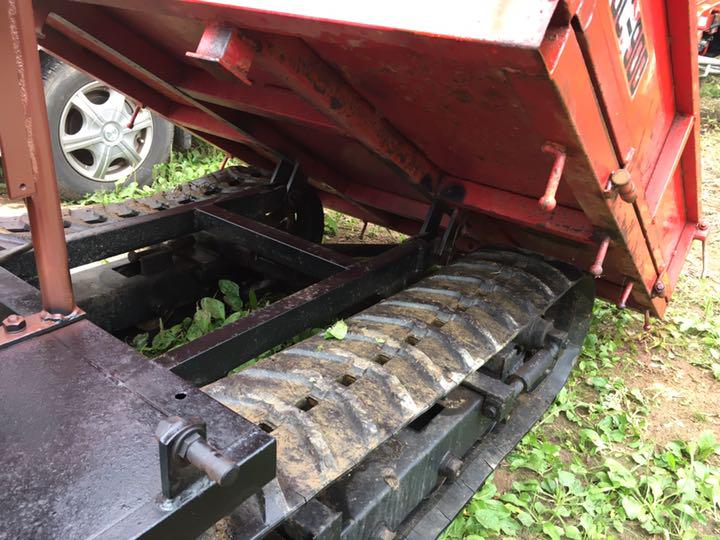 クローラー運搬車、排土板付き、動作確認済み