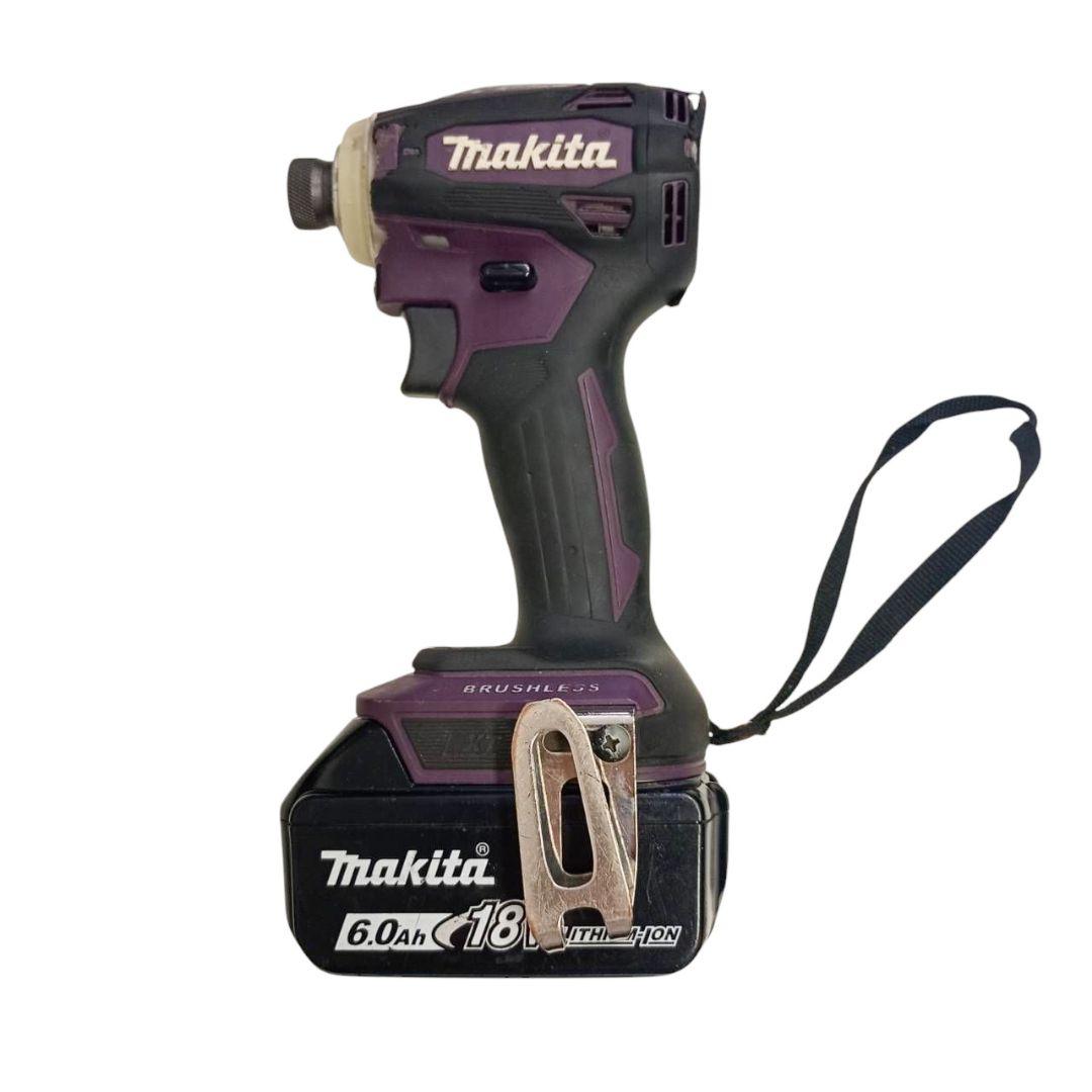 マキタ 電動インパクトドライバー 6.0Ah 18V TD172D パープル マキタ 電動インパクトドライバー 6.0Ah 18V TD172D パープル