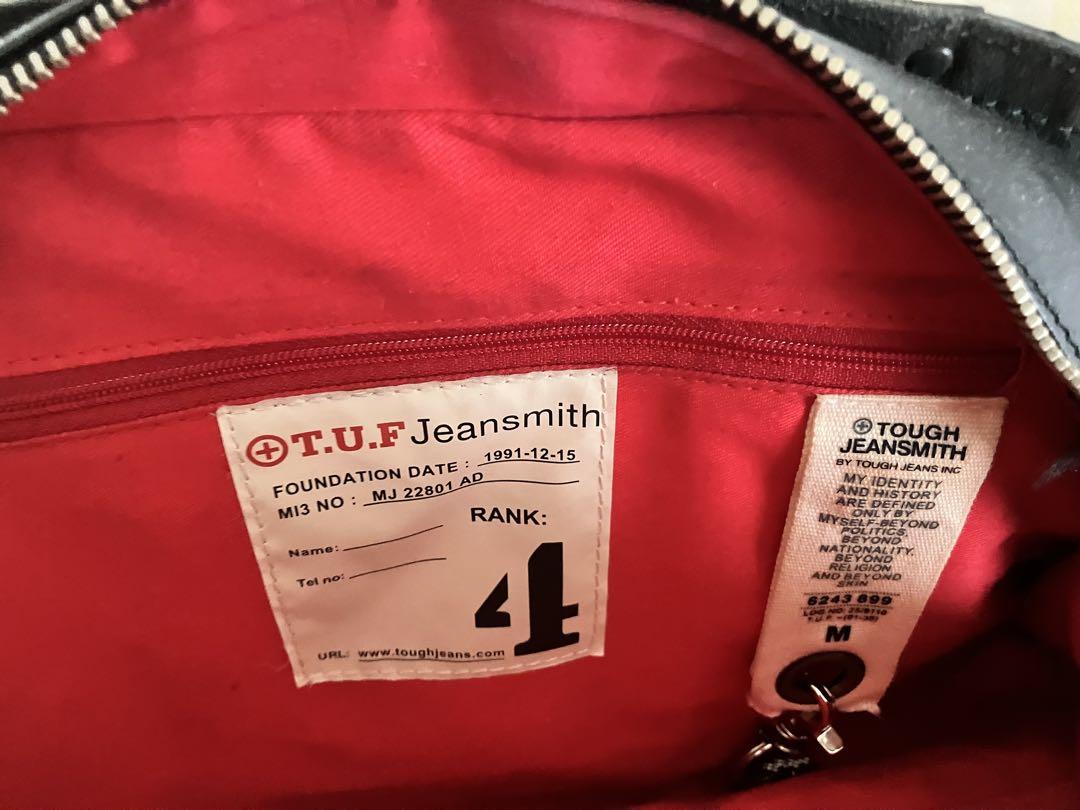 tough jeansmith タフジーンズ ボストンバッグ ミリタリー 金属