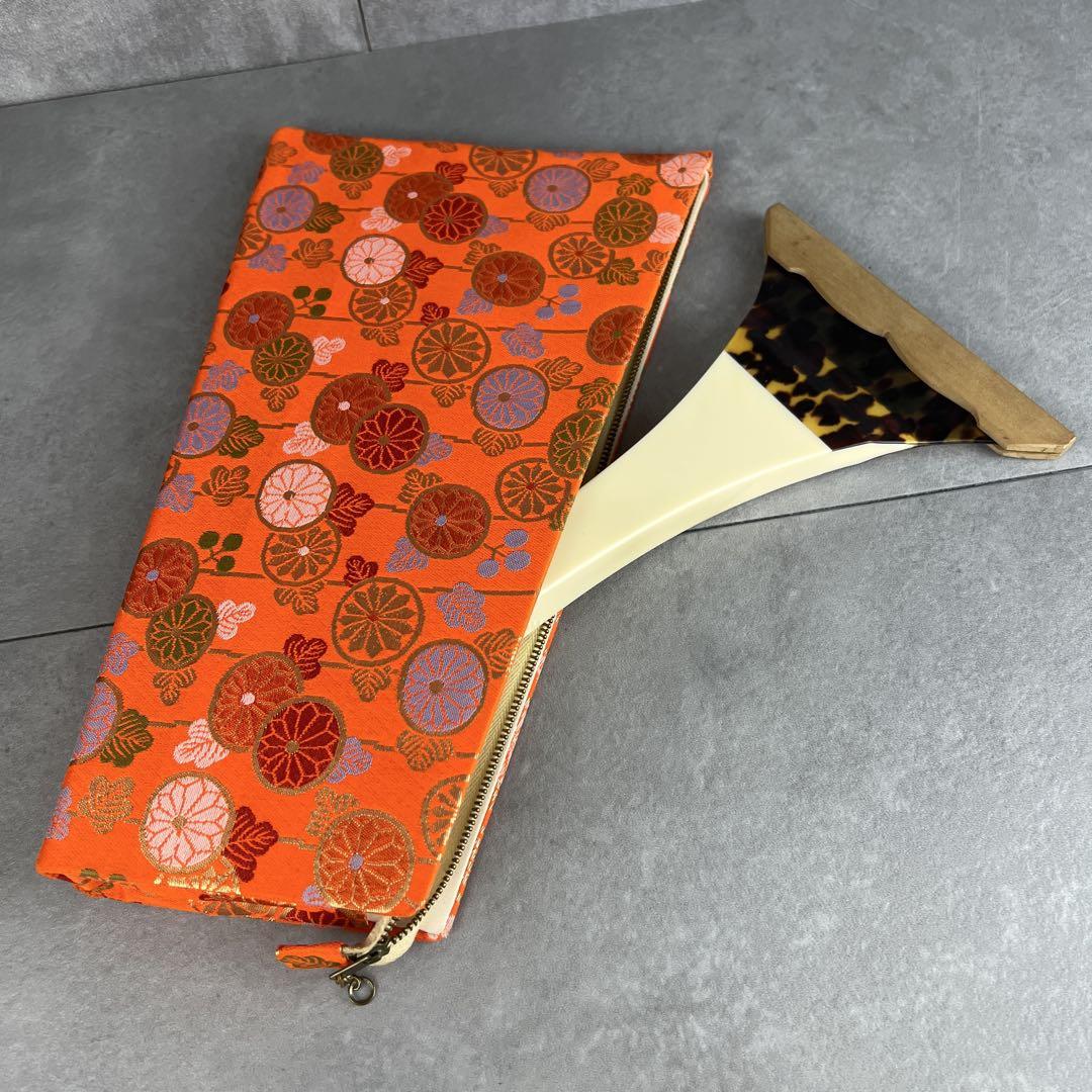 美品 先端欠けなし 三味線 津山撥 バチ 天然素材 開き約13.6cm