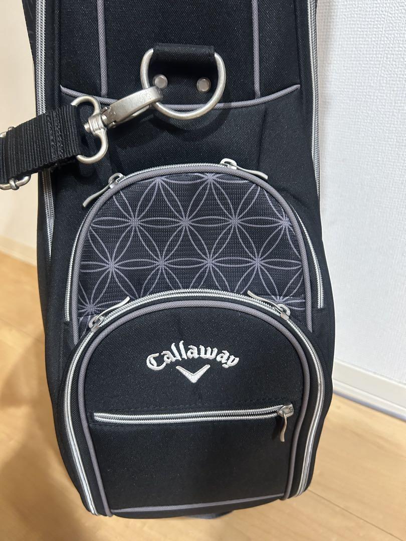 20-60代からのファッション通販  Callaway Solaire キャディバッグ ブラック/グレー ゴルフバッグ・キャディバッグ