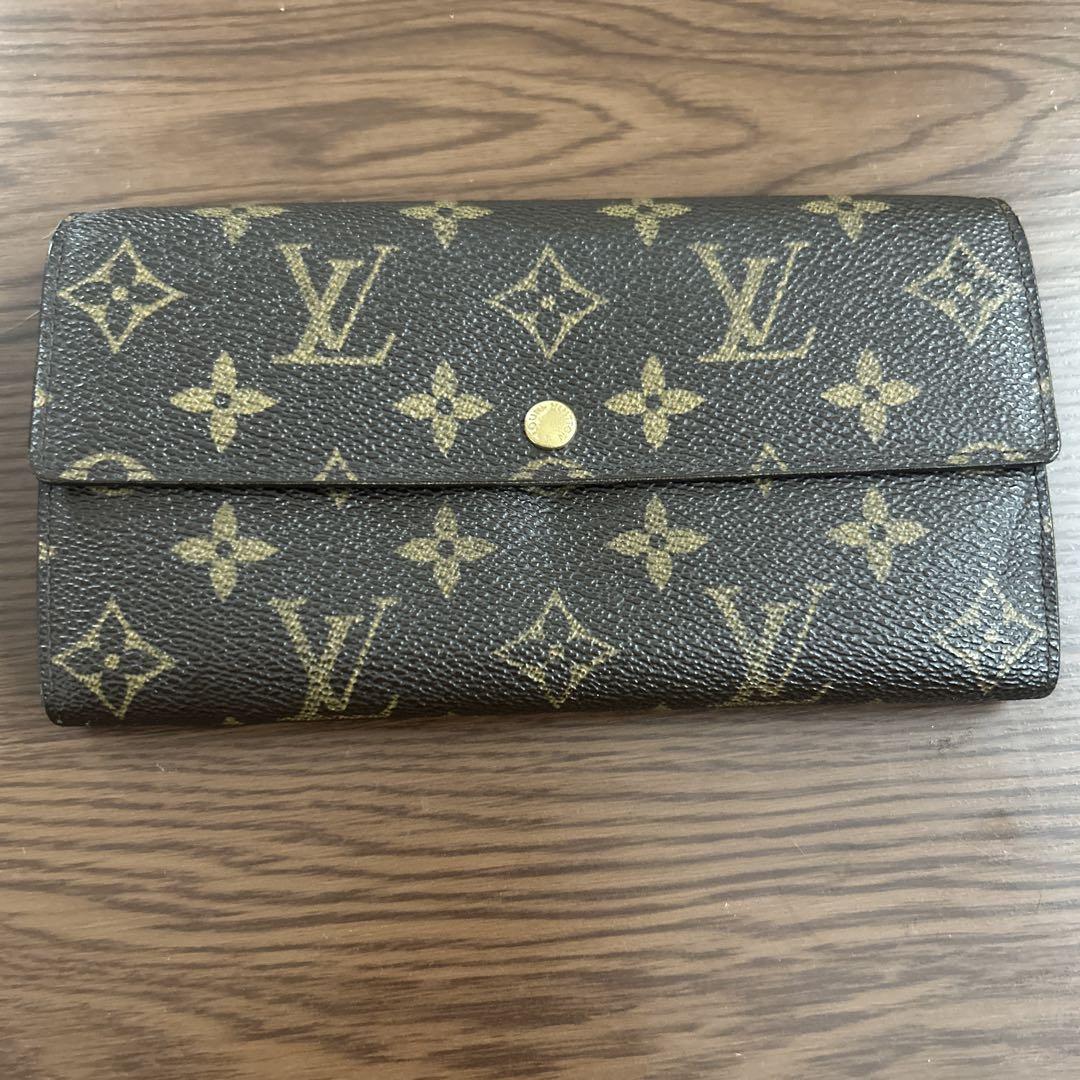 Louis Vuitton 二つ折り財布 ダークブラウン Louis Vuitton 二つ折り財布 ダークブラウン - メルカリ