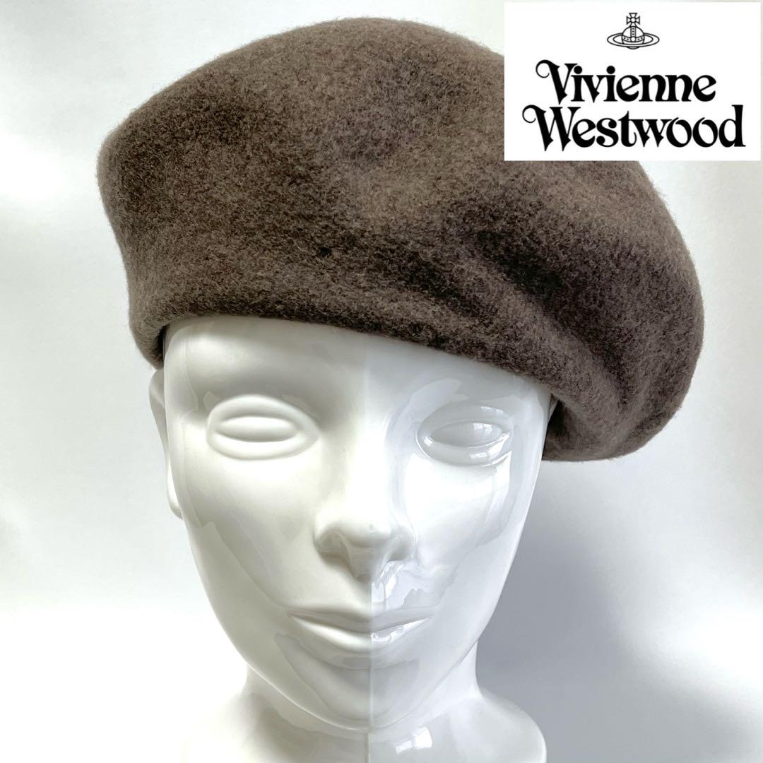 ④廃盤入手困難 手描きオーブ刺繍 VivienneWestwood日本製ベレー