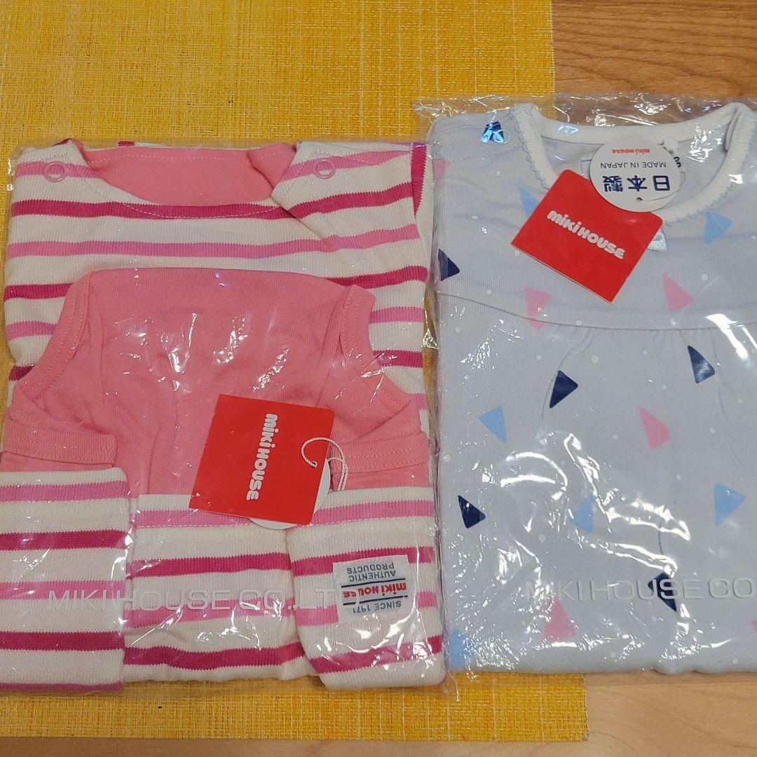 ベビー服　ミキハウス　ロンパース　80サイズ　長袖　新品未使用