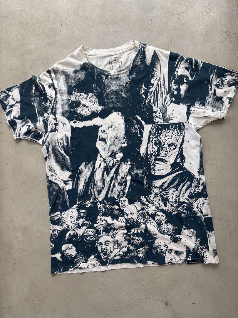 Glorefighter モノクロ映画キャラクター Tシャツ Lサイズ