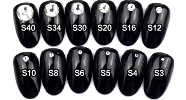 ネイルパーツ ラインストーン ss6 2mm( クリア ) 約1440粒入 - メルカリ ネイルパーツ ラインストーン ss6 2mm( クリア ) 約1440粒入 - メルカリ