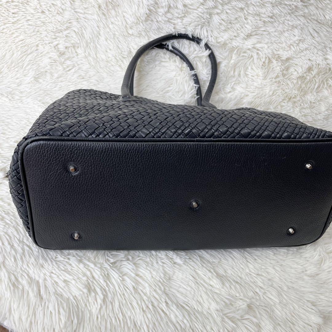 極美品 P.i.d トートバッグ  レザー クルザール イントレチャート