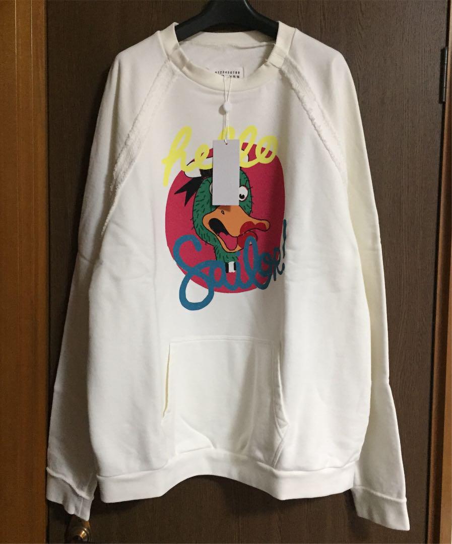 50新品 メゾン マルジェラ オーバーサイズ スウェット シャツ Hello