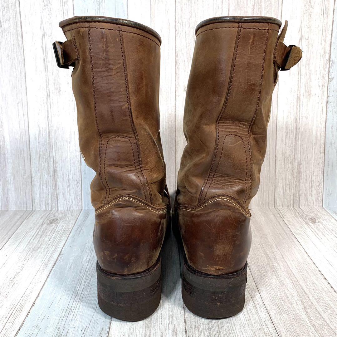 SENDRA センドラ レザー エンジニアブーツ UK6 約 25cm ブラウン ✨希少✨センドラ SENDRA エンジニアブーツ【26.5】ブラウン