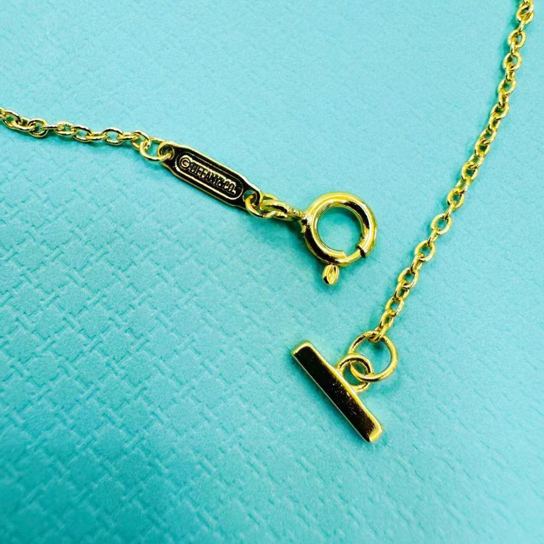 TIFFANY & Co. スマイル ミニ ダイヤ ゴールド ネックレス