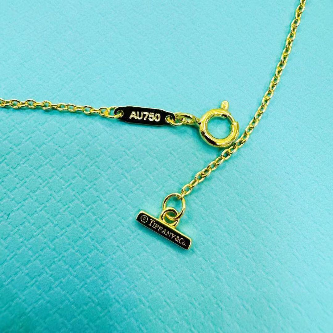 TIFFANY & Co. スマイル ミニ ダイヤ ゴールド ネックレス