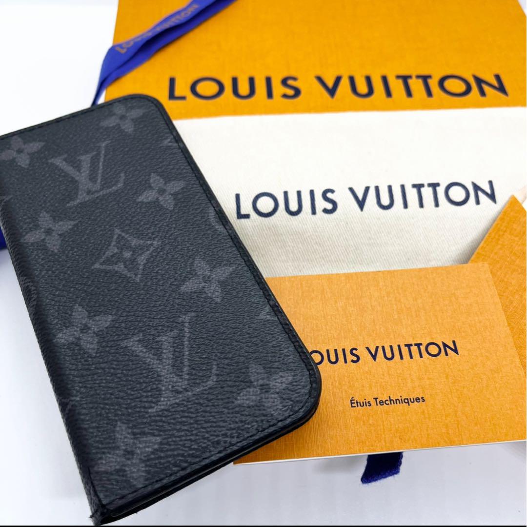 LOUIS VUITTON   モノグラム iphoneケース PVC 黒
