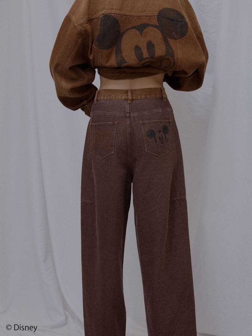 MICKEY DESIGN DENIM PANTS 26inch