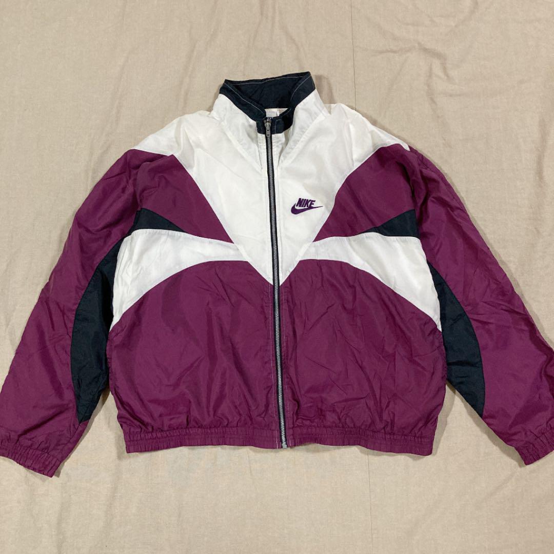 100%新品セール ナイキ NIKE ナイロンジャケット90s 白タグ 刺繍ロゴ スウッシュ 6PcTr-m99453631695 お得送料無料