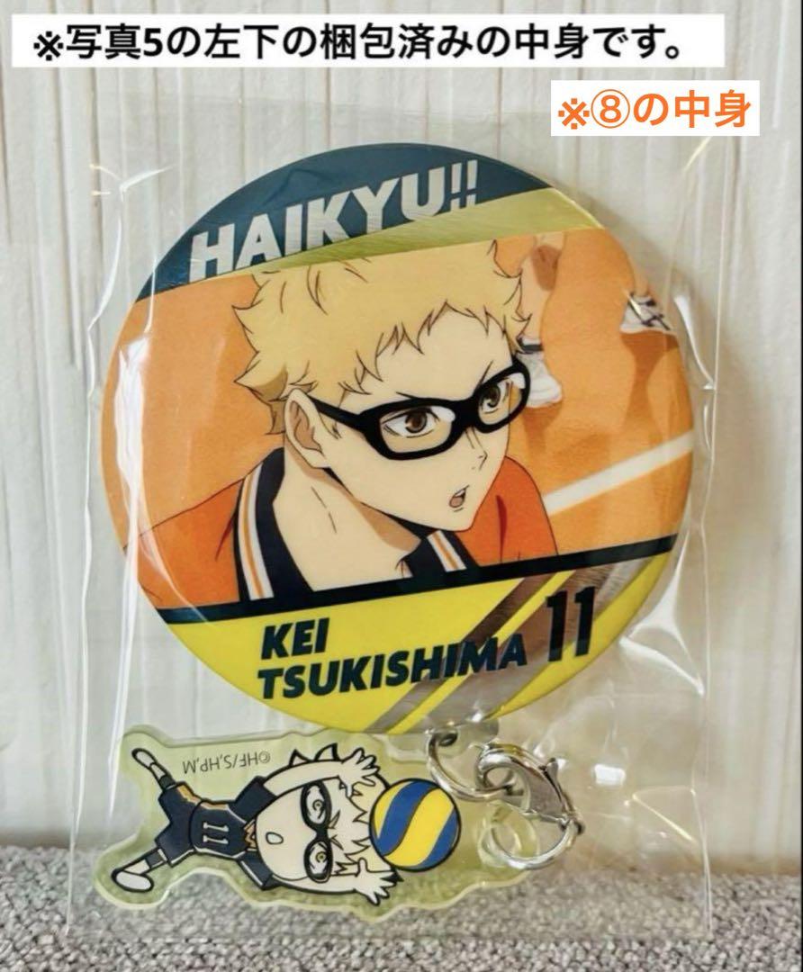 ハイキュー　月島蛍　マスコット　缶バッジ　アクスタ　他　23点まとめ売り