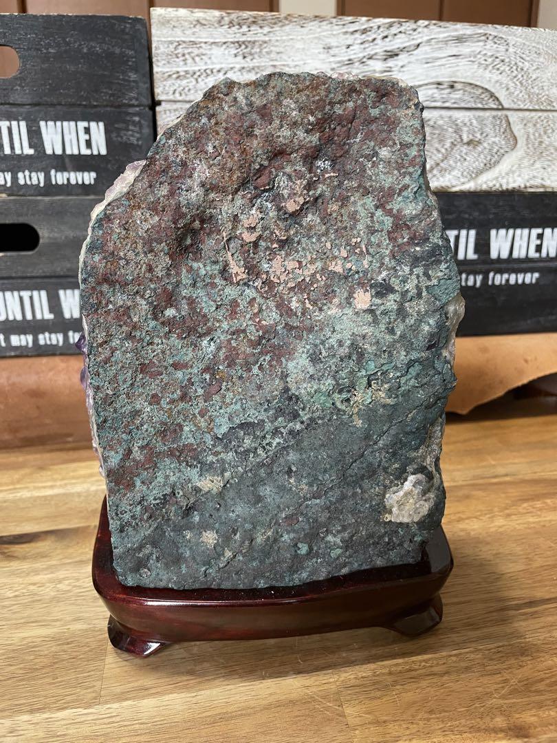 【美品】 特大 ブラジル産 アメジストクラスター 約4.9kg