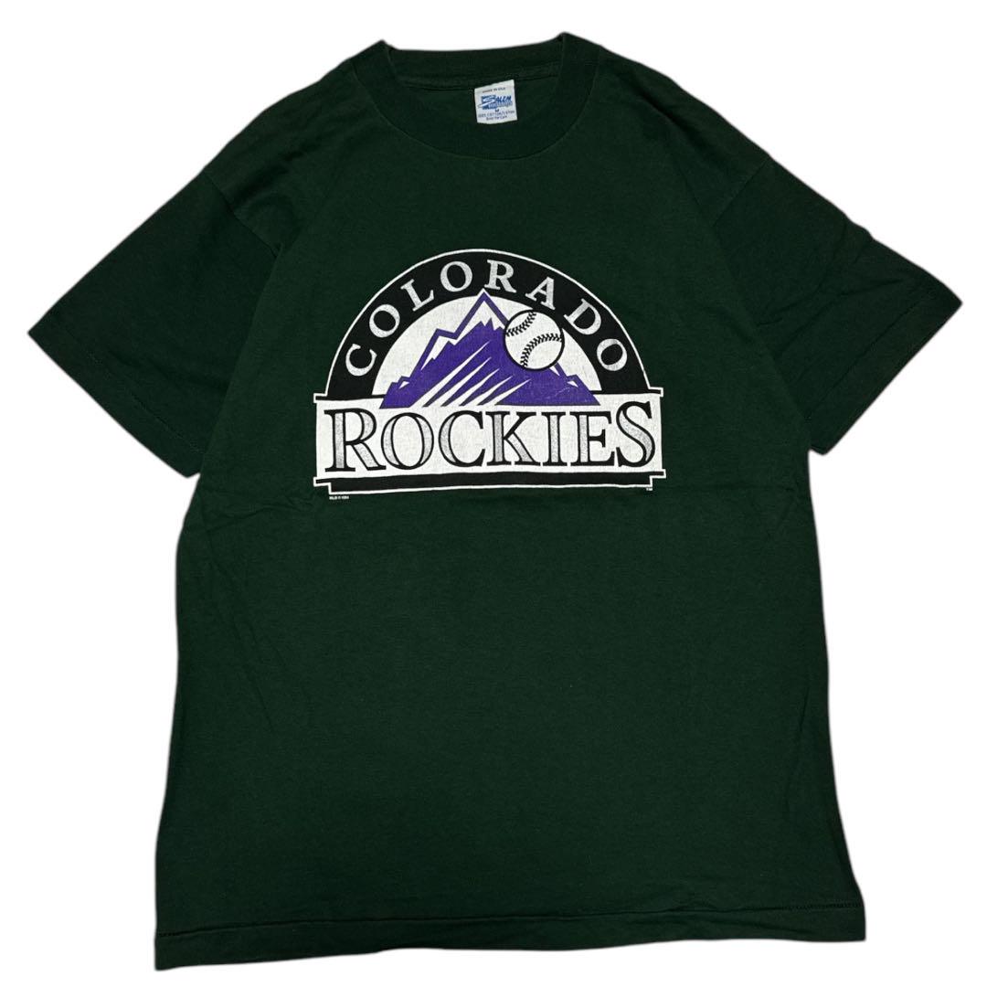 COLORADO ROCKIES Tシャツ ダークグリーン　MLB