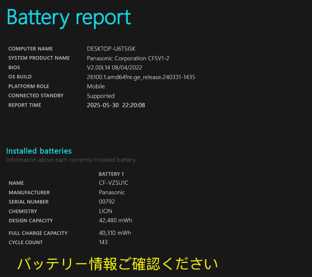 Panasonic レッツノート SV1 16GB /SSD256/office